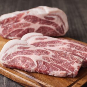 岡山県産 山本さん家の豚カタロース【ステーキカット】